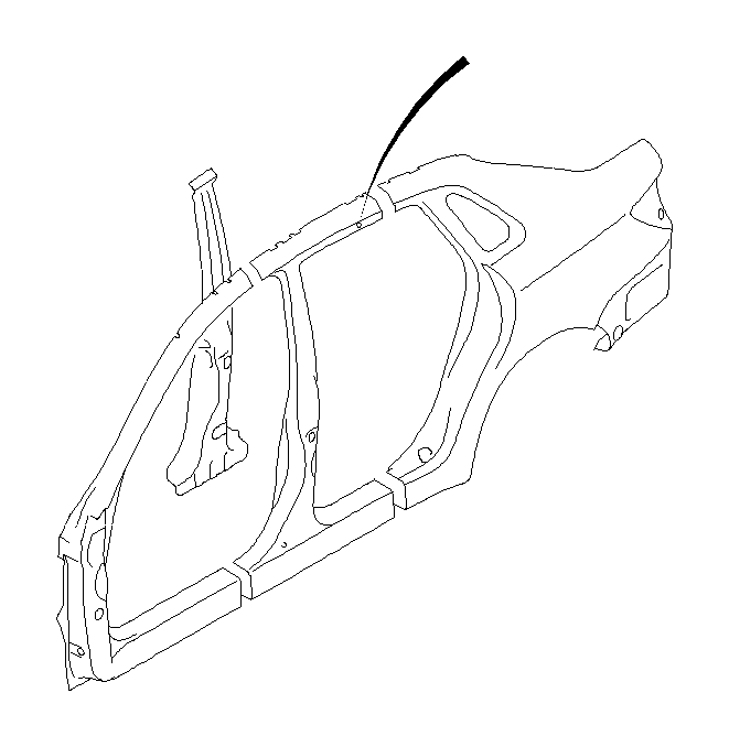 View 51456FG0409P Body B Pillar Reinforcement. REINFORCED Complete PILLER. Reinforcement Complete (Right, Center). Full-Sized Product Image