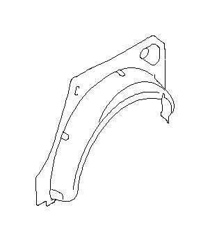 View 51560FG0209P Wheel Housing Side Panel. R Arch (Right, Rear, Inner). Full-Sized Product Image