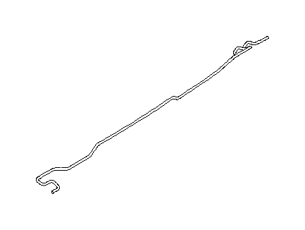 View 57529FG010 Trunk Torque Rod. Torsion Bar Trunk Lid (Left). Full-Sized Product Image