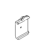 View 61208FG010 Door Access Cover. Door Panel insulation. Interior Door Handle Trim. Pad Door in (Left, Front, Inner). Full-Sized Product Image