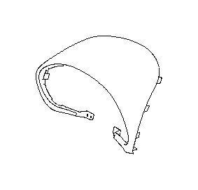 View 66065FG010 Dashboard Air Vent. Instrument Panel Bezel. Instrument Panel Trim Panel (Passenger, Center). Full-Sized Product Image