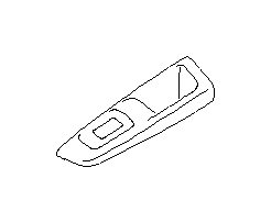 View 94266SC050 Door Switch Trim Panel. Door Window Switch Bezel. Panel Power Window Switch RRH (Right, Rear). Full-Sized Product Image