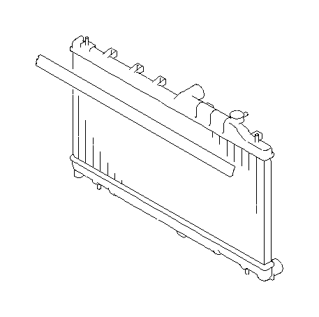 View Air Conditioning (A/C) Condenser Seal. Radiator Air Seal. Full-Sized Product Image