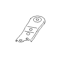 View Suspension Crossmember Reinforcement (Right, Front) Full-Sized Product Image