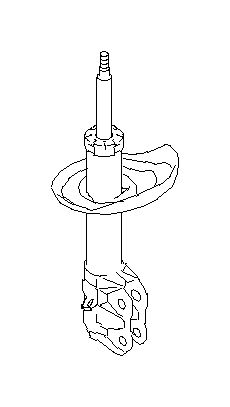 View 20310FJ330 Suspension Strut. Strut Complete (Left, Front). Full-Sized Product Image