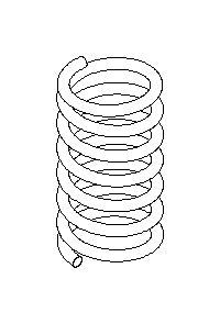 View 20380FJ011 Coil Spring R (Rear) Full-Sized Product Image