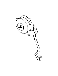 View Air Conditioning (A/C) Condenser Fan Motor. Engine Cooling Fan Motor. Full-Sized Product Image