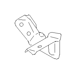 View 96072FJ010 Plate Air Flap R (Left) Full-Sized Product Image