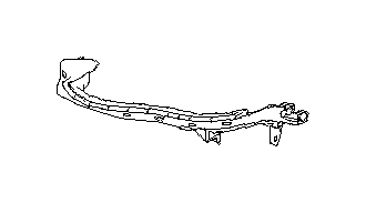 Image of Bumper Cover Bracket. Bumper Cover Reinforcement. Bumper Cover Support Rail (Left, Front). Bracket... image for your Subaru