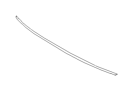 View 57735FL000 Bumper Seal. Hood Seal (Front). Full-Sized Product Image
