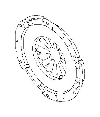View 30210AA770 Transmission Clutch Pressure Plate. Cover Complete Clutch. Full-Sized Product Image