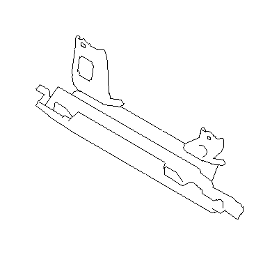 View 98301FJ010WJ Instrument Panel Air Bag. Air Bag Module Knee (IVORY). Full-Sized Product Image