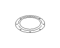 View 42043AG16A Fuel Tank Insulator. Cushion E. Full-Sized Product Image