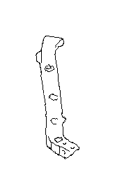 View 53029FJ0009P Radiator Support Panel. Radiator Panel Complete RPR. Full-Sized Product Image