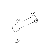View 81041FJ060 Battery Cable Bracket. Instrument Panel Mounting Bracket. Bracket Cord ALTR. Full-Sized Product Image