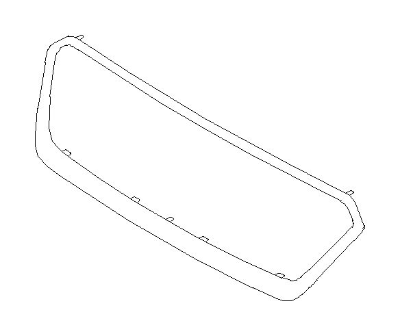 View 91123FJ050 Molding GRILLERING (Front) Full-Sized Product Image