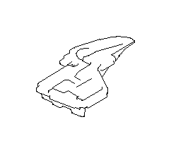 View 95086FJ050 Spare Tire Cover Bracket. Trunk Floor Storage Box Bracket. Side (Right, Rear). Full-Sized Product Image