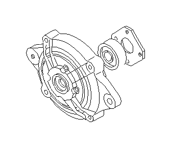 View 23718AA090 Alternator Cover (Front) Full-Sized Product Image