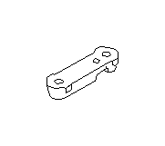 View 20511AE000 Engine Cradle Spacer. Suspension Subframe Reinforcement Bracket. Adapter. Full-Sized Product Image