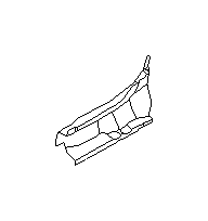 View 52154FA090 Floor Extension. Floor Sill. Frame Side Member Reinforcement. Rocker Panel (Left, Rear, Inner). Full-Sized Product Image