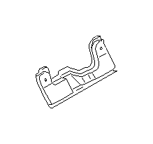 View 50816FC000 Instrument Panel Knee Bolster. Panel Complete Knee Guard. Full-Sized Product Image
