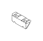 View 57790FC030 Bumper Cover Reinforcement Bracket (Front) Full-Sized Product Image