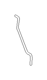View 63410FC110NN Exterior Door Handle (Left, Rear, Outer, Painted) Full-Sized Product Image