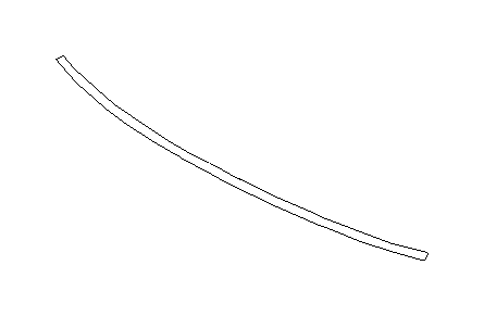 View 65023FC010 Windshield Molding. Window (Front, Upper, Outer). Full-Sized Product Image