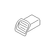 View 66110FC010OE Dashboard Air Vent. Grille Vent. Side. Ventilation (Passenger, Driver, DARK GRAY; GRAY; LIGHT GRAY). Full-Sized Product Image