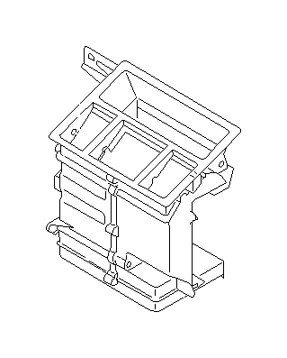 View 72120FA060 HVAC Heater Core Case. HVAC Unit Case. Case Heater Unit. Full-Sized Product Image