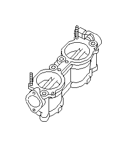 View 14011AB364 Engine Intake Manifold. Manifold INTEAKE. Full-Sized Product Image