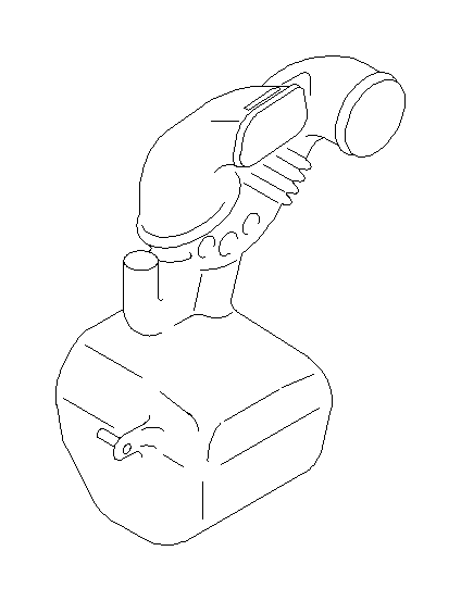 View 46040FE030 Engine Air Intake Hose. Engine Air Intake Resonator. Chamber. Full-Sized Product Image