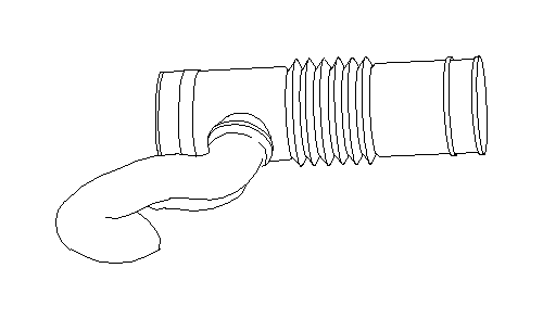 View 14457AA460 Engine Air Intake Hose Adapter. Boot Air Intake. Boot Air Interior. Full-Sized Product Image