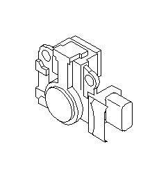View 23727AA250 Cover Alternator (Rear) Full-Sized Product Image