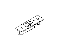 View 20511AE002 Engine Cradle Spacer. Suspension Subframe Reinforcement Bracket. Adapter (Front). Full-Sized Product Image
