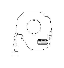 View 27582AE001 ABS Deceleration Sensor. ABS Wheel Speed Sensor. Steering Wheel Position Sensor. Full-Sized Product Image