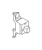 View 98231SA000 Air Bag Impact Sensor (Right, Front) Full-Sized Product Image