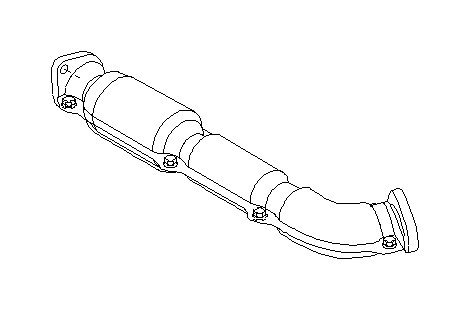 View 44101SA020 Exhaust Crossover Pipe. Pipe Joint (Front). Full-Sized Product Image