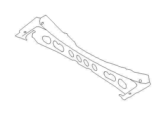 View 53100SA0109P Cowl Grille Panel. Cowl Panel Reinforcement. Panel Complete (Front). Full-Sized Product Image