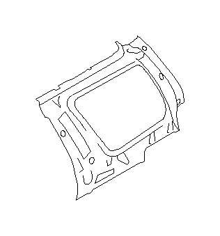 View 51512SA0329P Quarter Panel. Panel Complete. R Quarter Panel Complete UP C0 (Left, Rear Quarter, Upper). Full-Sized Product Image