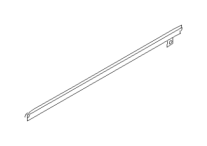 View 61280SA000 Door Belt Molding. Door Window Belt Weatherstrip (Right, Outer). Full-Sized Product Image