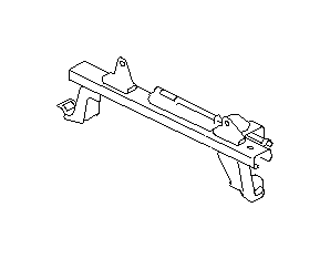 View 64170SA040 Seat Track. Slide Rail (Right, Outer). Full-Sized Product Image