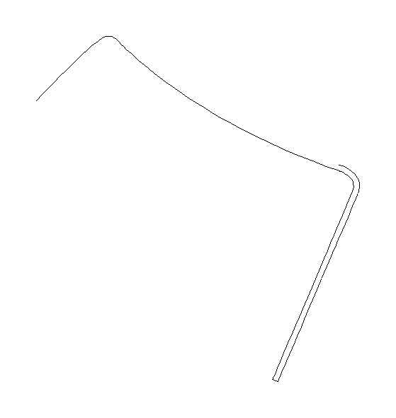 View 65045SA000 Windshield Seal. Dam Rubber (Front). Full-Sized Product Image