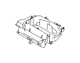 View 72120SA090 Heater Core Case. HVAC Unit Case (Lower). Full-Sized Product Image