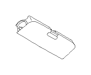 View 92154SA020EU Overhead Console. Glass Case. Glass Case Over Head Console B C0 (BEIGE). Full-Sized Product Image