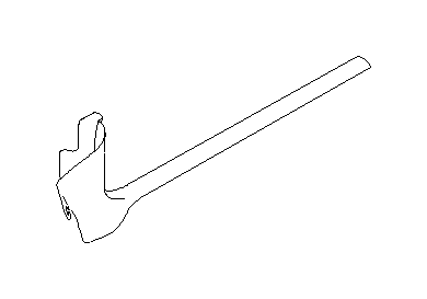 View 94060SA001ES Door Trim Sill Plate Insert. Cover Sill SD U. Side Sill (Right, Front, Outer). Full-Sized Product Image
