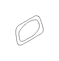 View 94027SA120EB Interior Quarter Panel Trim Panel. Trim Panel Apron (Left, Rear). Full-Sized Product Image