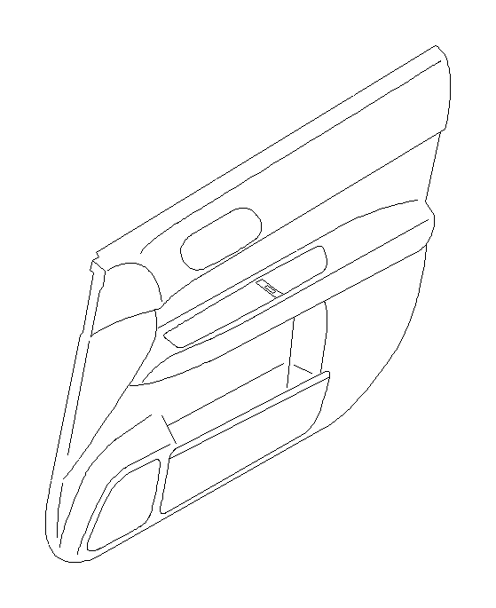 View 94211SA460EA Door Interior Trim Panel (Right, Front, Outer, BEIGE) Full-Sized Product Image
