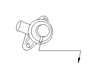 View 14471AA240 Turbocharger Wastegate Actuator. Valve Air Bypass. Full-Sized Product Image