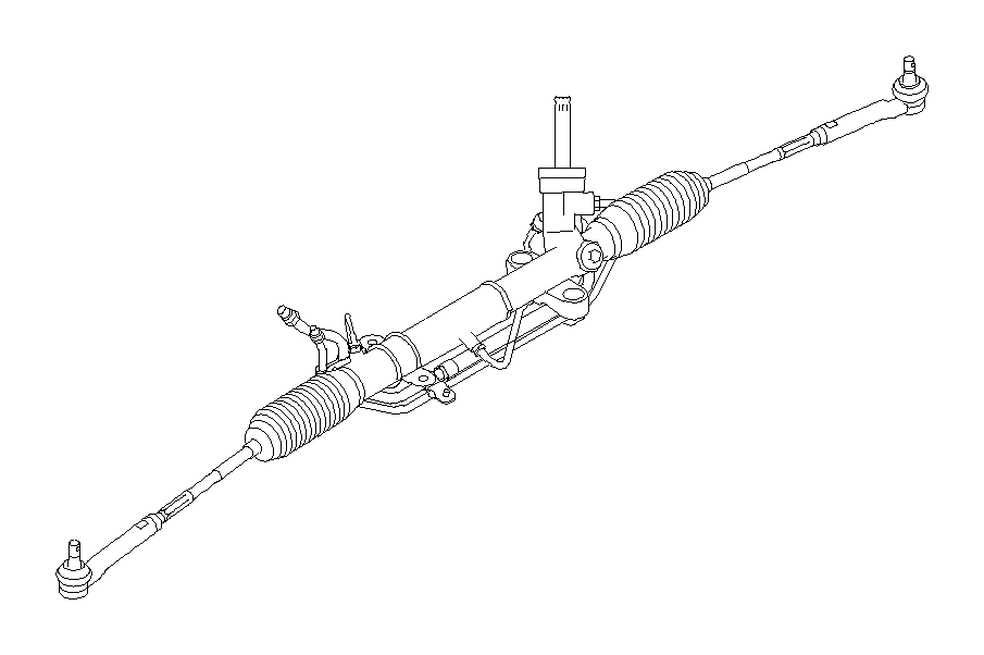 View Rack and Pinion. Steering Gear Box. Full-Sized Product Image